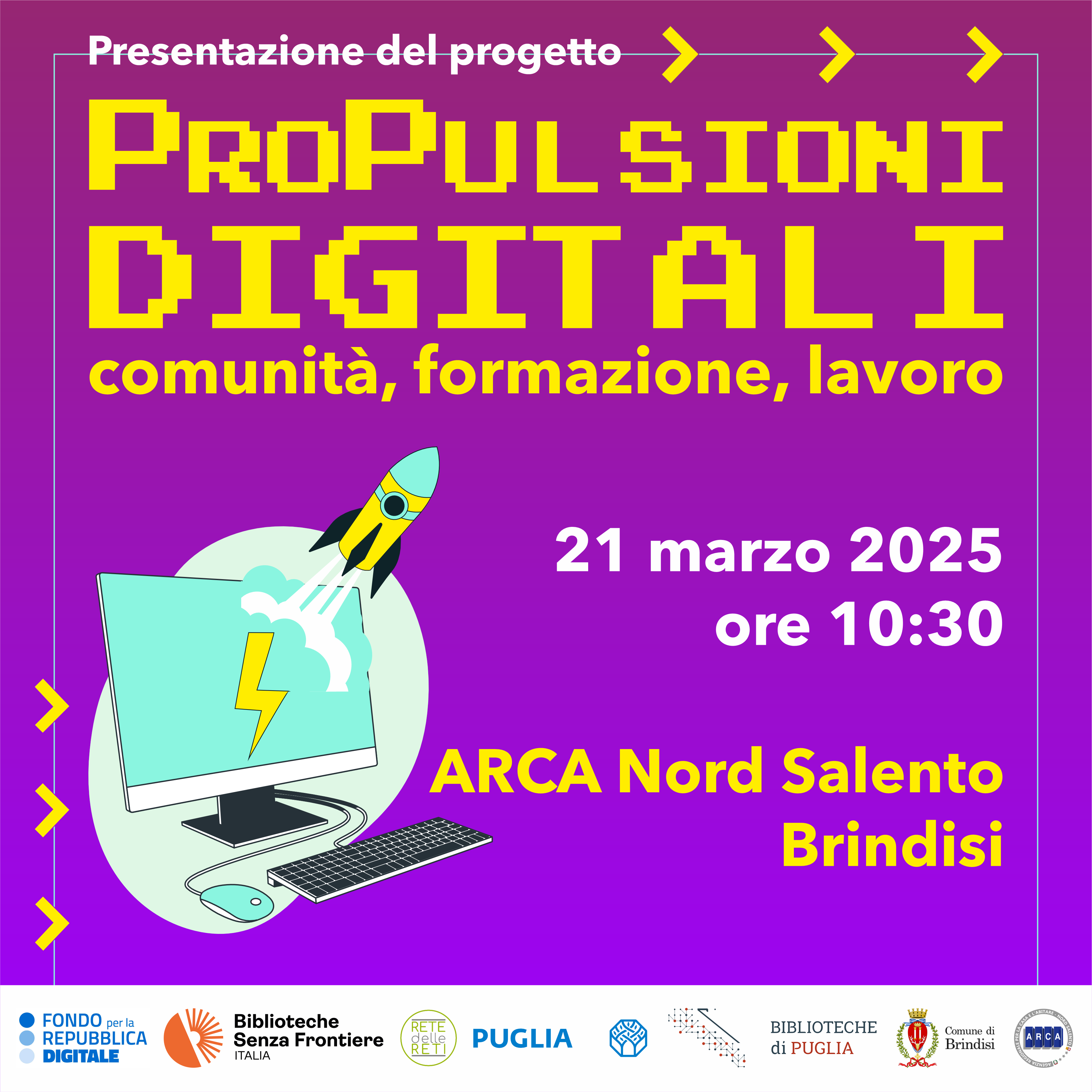 Brindisi ospita il progetto "(PRO)Pulsioni Digitali"